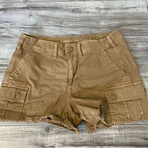 American Eagle Outfitters Women's Tan Cargo Shorts